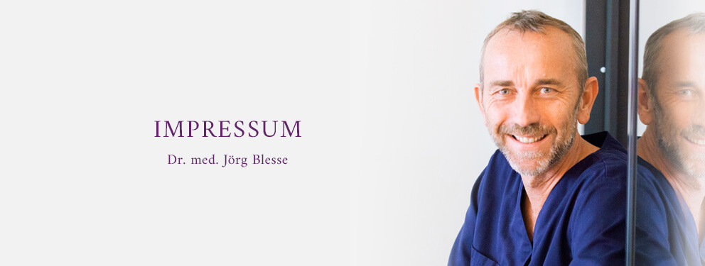 Impressum, Praxisklinik Dr. Blesse, Plastische Chirurgie & Schönheitschirurgie in Bielefeld 