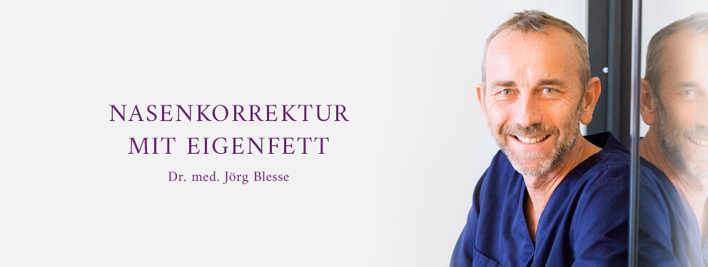 Nasenkorrektur mit Eigenfett, Praxisklinik Dr. Blesse, Plastische Chirurgie & Schönheitschirurgie in Bielefeld 