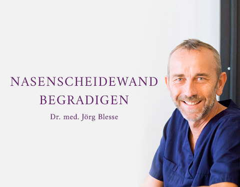 Nasenscheidewand begradigen, Praxisklinik Dr. Blesse, Plastische Chirurgie & Schönheitschirurgie in Bielefeld 